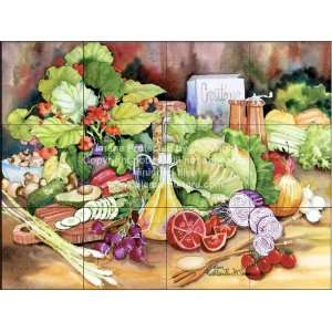  Kitchen Backsplash Tile Mural   Garden Salad