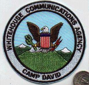 USMC ARMY MILITARY PATCH CAMP DAVID MARYLAND PRESIDENT  