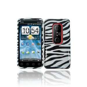  HTC EVO 3D Graphic Case   Black/White Zebra (Free 