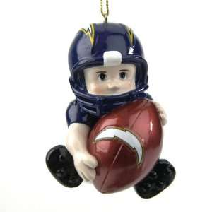  BSS   San Diego Chargers NFL Lil Fan Player Ornament (3 