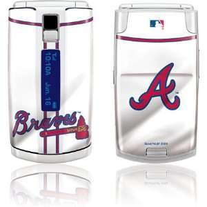  Atlanta Braves Home Jersey skin for Samsung T639 