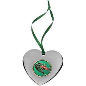  Alabama Birmingham UAB NCAA Heart Shaped Tree Ornament 