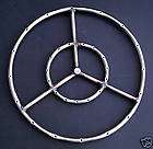 30 inch FIRE PIT RING Burner Fireplace Gas Logs Glass