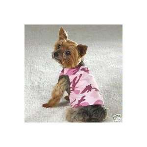  Casual Canine Camo Tank Sm Pink/Chive