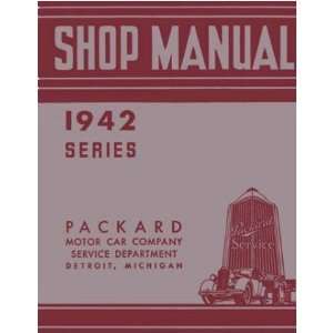  1942 PACKARD Shop Service Repair Manual Book Automotive