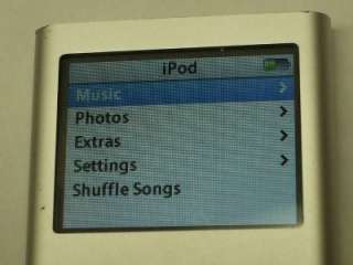 Apple iPod nano 2nd Generation Silver (2 GB) NICE 885909112432 