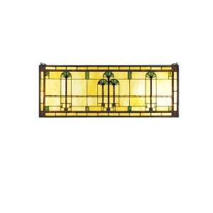   Stained Glass Rectangular Window Pane from the Ginkgo
