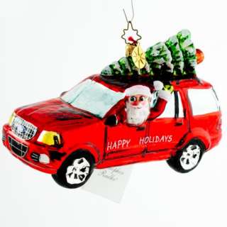  Radko Rare Ford Explorer New Canaan Christmas Ornament SUV Car  