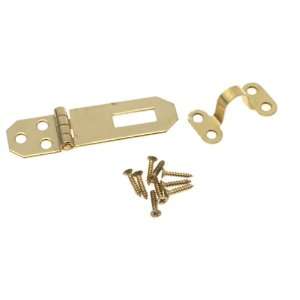  Solid Brass Hasp, 3/4 x 2 3/4