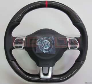 VW Golf 6 GTI Custom Carbon Steering Wheel & Airbag NEW  