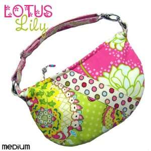  Lotus Lily Medium Hobo Handbag