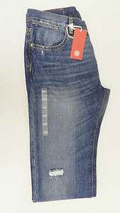   Tommy Hilfiger Premium Mens Medium Wash Custom Straight Jeans  