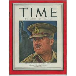 Time Magazine February 28, 1944 General Wilson of the Mediterranean 