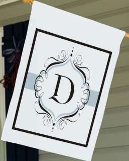 Family MONOGRAM INITIAL Personalized HOUSE FLAG  