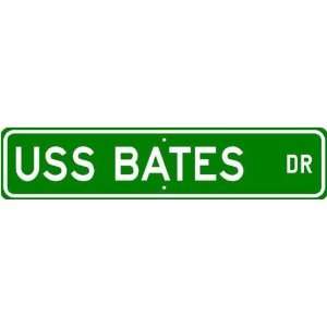  USS BATES APD 47 Street Sign   Navy Ship Gift Sailor 