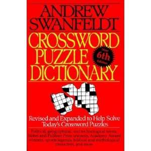   Puzzle Dictionary Sixth Edition [CROSSWORD PUZZLE DICT 6/E] Books