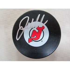   Jersey Devils John Madden AUTOGRAPHED Hockey Puck