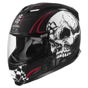  Icon Airframe Motorcycle Helmet   Death or Glory, Black 