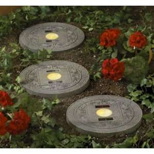  Solar Lighted Stepping Stone