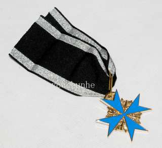 WWI GERMAN ARMY BLUE MAX MEDAL BADGE WITH RIBBON AND BOX  31936  