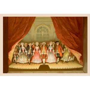   School For Scandal Cast on Stage 24X36 Giclee Paper
