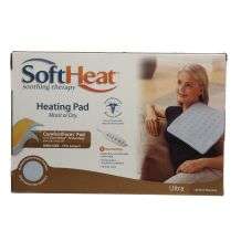Soft Heat Moist/ Dry King Size 24x12 in Heating Pad  