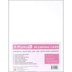 Press White Blending Card Sheets  