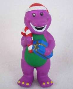 Barney & Friends 4 1/2 Christmas Figure Rare  
