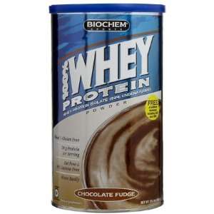 Biochem Sports 100% Whey Protein Powder, Chocolate Fudge, 15.4 oz 