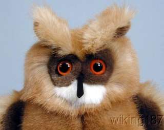 KOSEN MADE in GERMANY NEW Eagle Owl PLUSH TOY  
