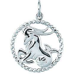Sterling Silver Capricorn Charm  
