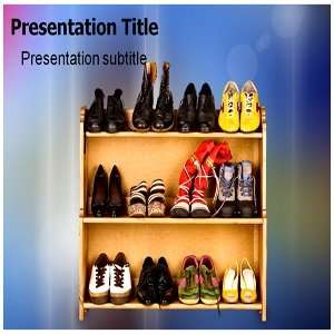   Template   Footwear PowerPoint (PPT) Backgrounds Templates Software