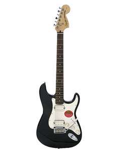 Fender Squier Double Fat Stratocaster Black Guitar  