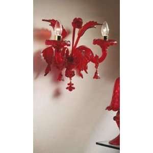 Corona Series 2 light Red Wall Mount By Space Lighting   Gamma Delta 