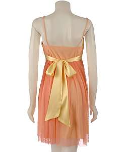 Jump Apparel Peach Flirty Dress  