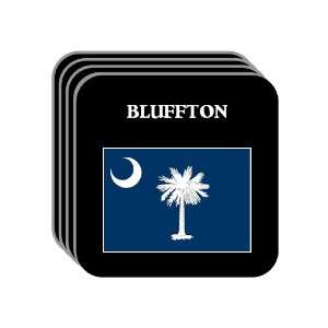 US State Flag   BLUFFTON, South Carolina (SC) Set of 4 Mini Mousepad 