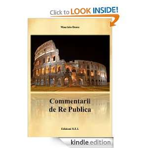 Commentarii de Re Publica (Italian Edition) Maurizio Donte  