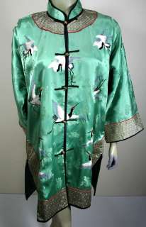 Asian Chinese Silk Hand Embroider Blouse Collectibles  