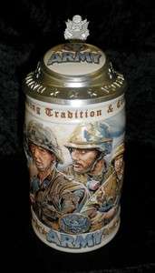 Budweiser Beer Stein 1999 Military Series, ARMY  