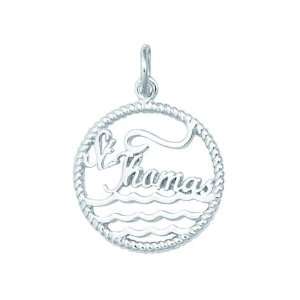  Sterling Silver ST THOMAS Charm Jewelry