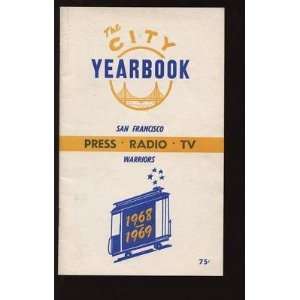 1968 69 San Francisco Warriors Yearbook EX+   NBA Programs and 