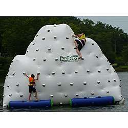 Iceberg Floating Climbing Wall and Water Slide  