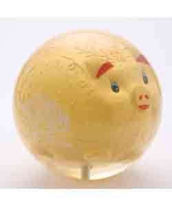 Golden Pig Bowling Ball  