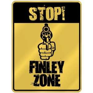 New  Stop  Finley Zone  Parking Sign Name 