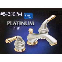 Moen Platinum Monticello Bath Mini Spread Faucet  