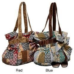 Union Bay Patchwork Bow Tote  