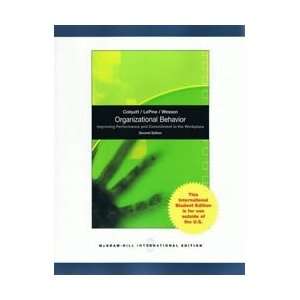    Organizational Behavior (9780071220699) J a Et Al Colquitt Books