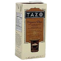 Tazo Organic Chai Spiced Black Tea Concentrate 32 ounce Boxes (Pack of 