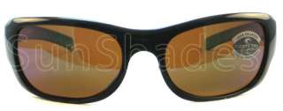Costa del Mar Riomar Black Green 580 Polarized Glass Lens Sunglasses 