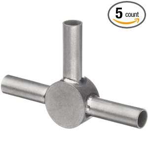 STC 16/3 Stainless Steel Hypodermic Tube Fitting, Tee, 16 Gauge (Pack 
